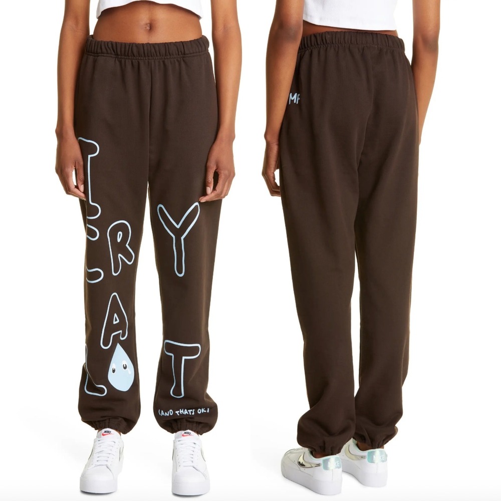 THE MAYFAIR GROUP I Cry A‎ Lot And Thats OK! Jogger Sweatpants